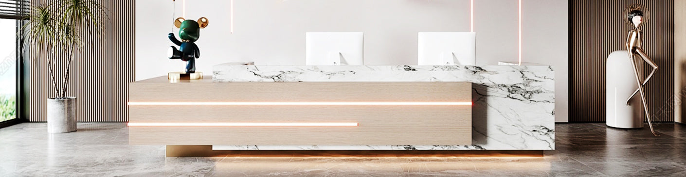 L-Shaped Reception Desks