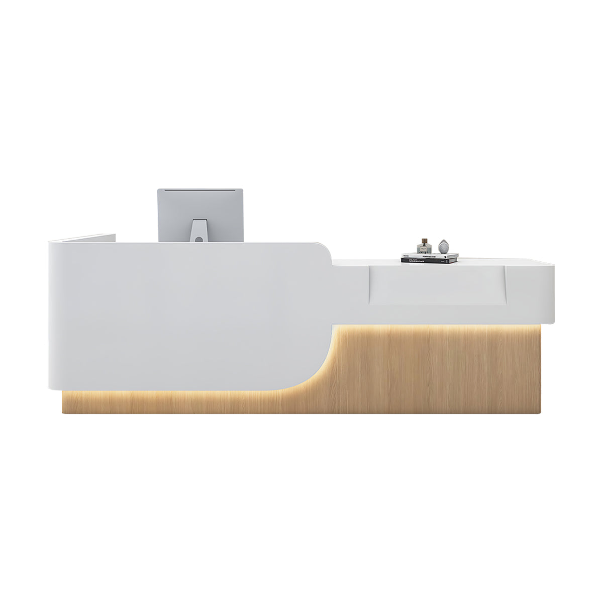 Modern Reception Desk Eco Friendly and Durable for Office