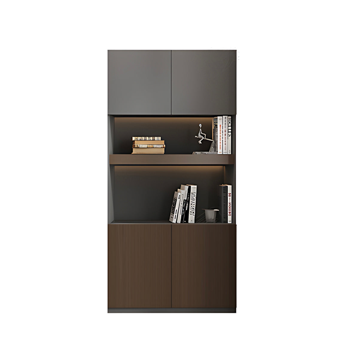 Premium Modern Storage Cabinet with Doors and Shelves for Office and Home