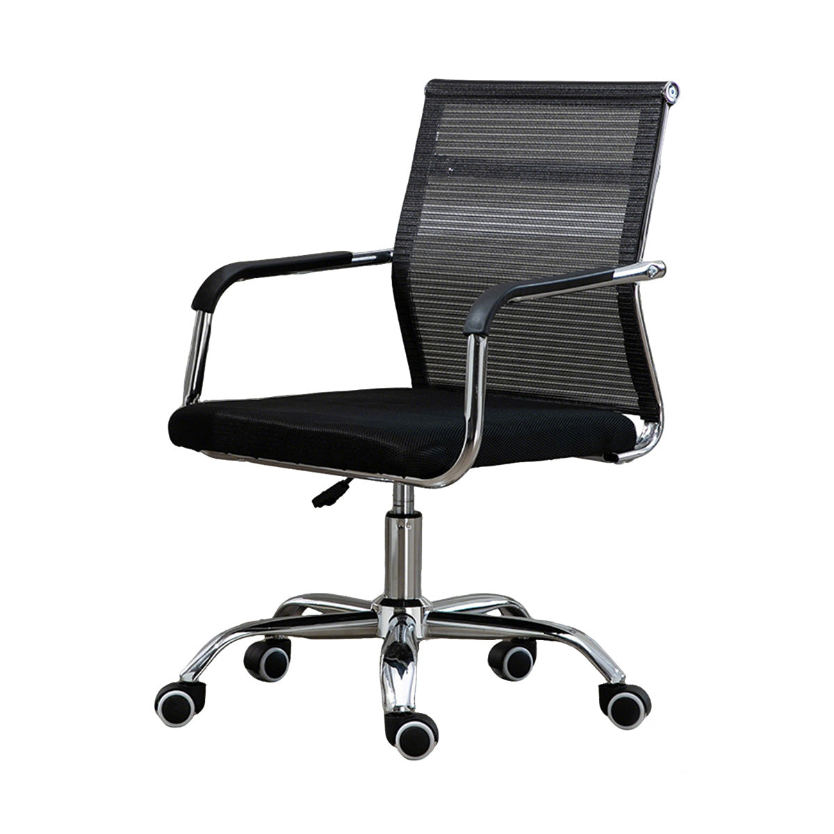 Breathable Mesh Office Chair with Adjustable Height, Reclining Function & Silent Casters
