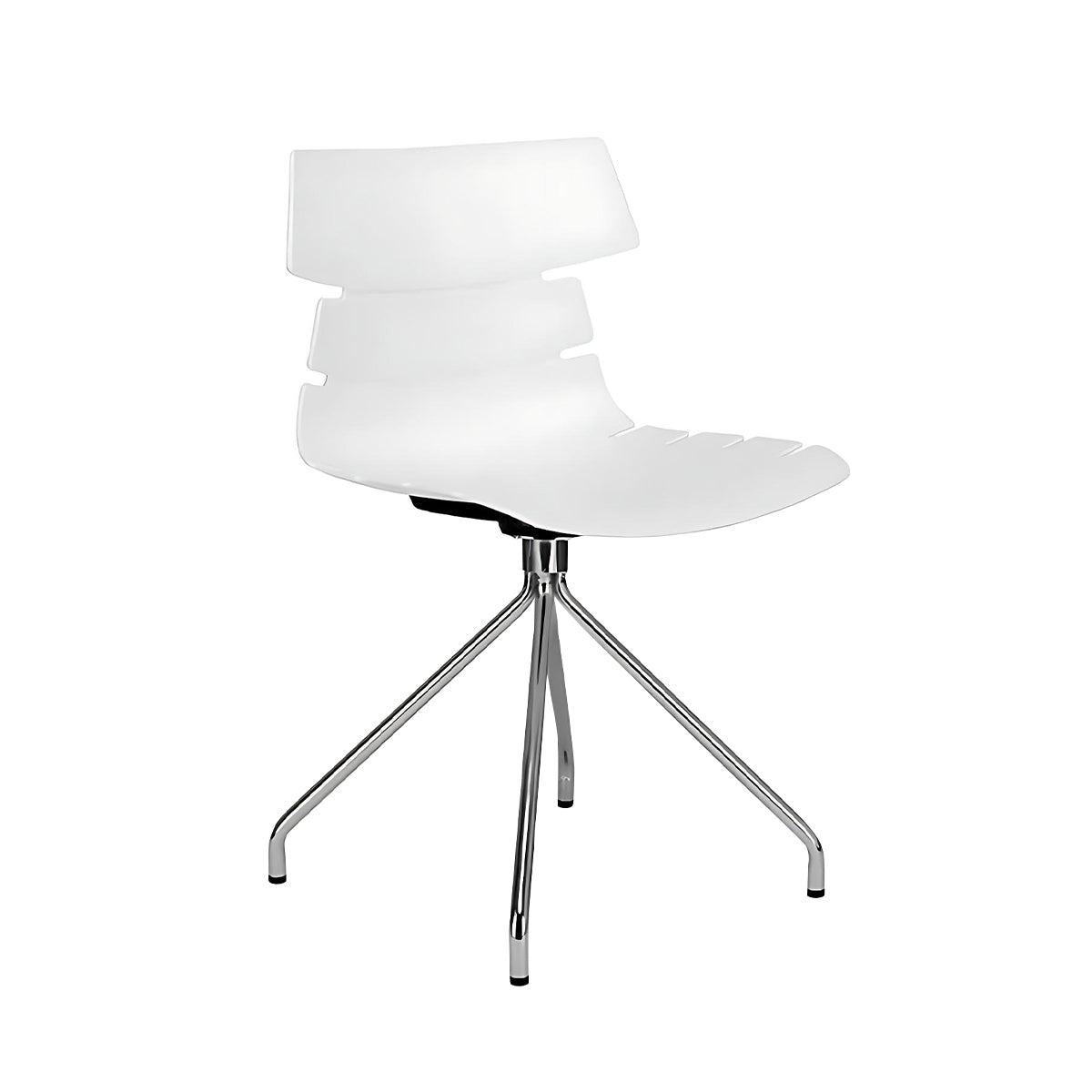 Minimalist Ergonomic Office Chair with Smooth-Rolling Casters & Supportive Backrest
