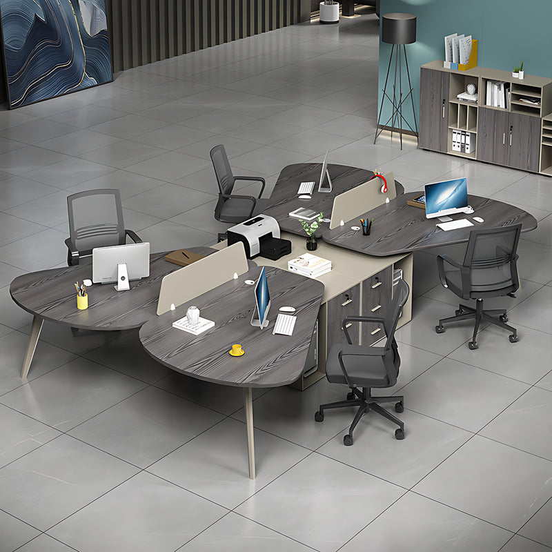 Stylish and Distinctive Office Desk with a Unique Silhouette