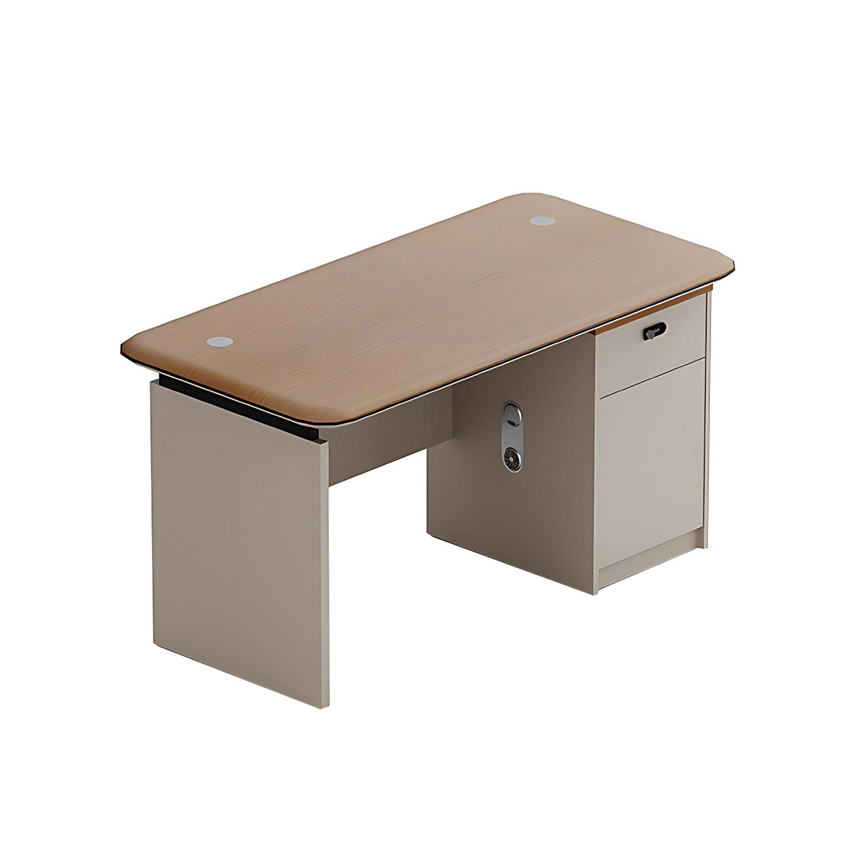 Executive Desk with Lockable Storage – Modern CEO & Home Office Desk