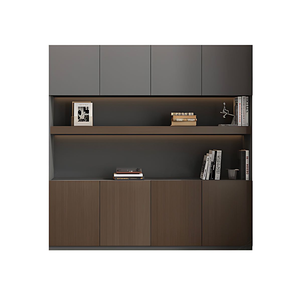 Premium Modern Storage Cabinet with Doors and Shelves for Office and Home