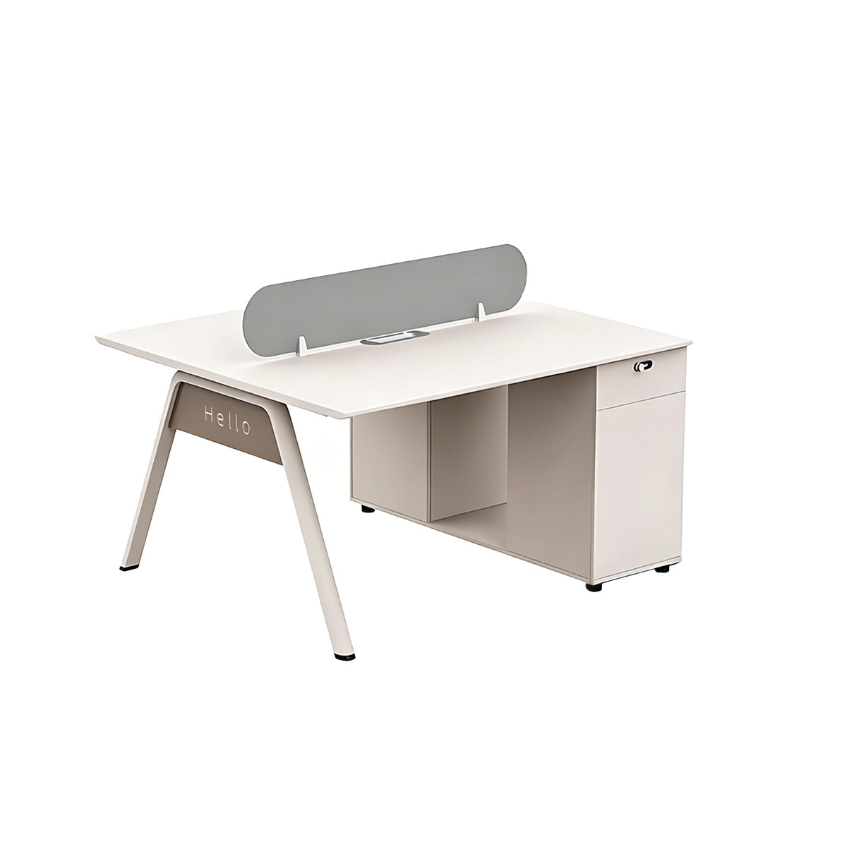 Office Desk, Standard, L47" x W47" x H30", for executive office workspace, modern executive office furniture