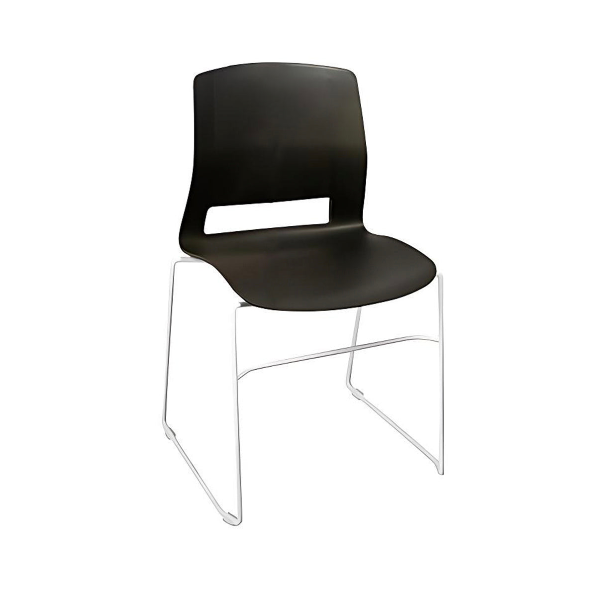 Minimalist Office Chair with Tear-Resistant Fabric and Steel Frame