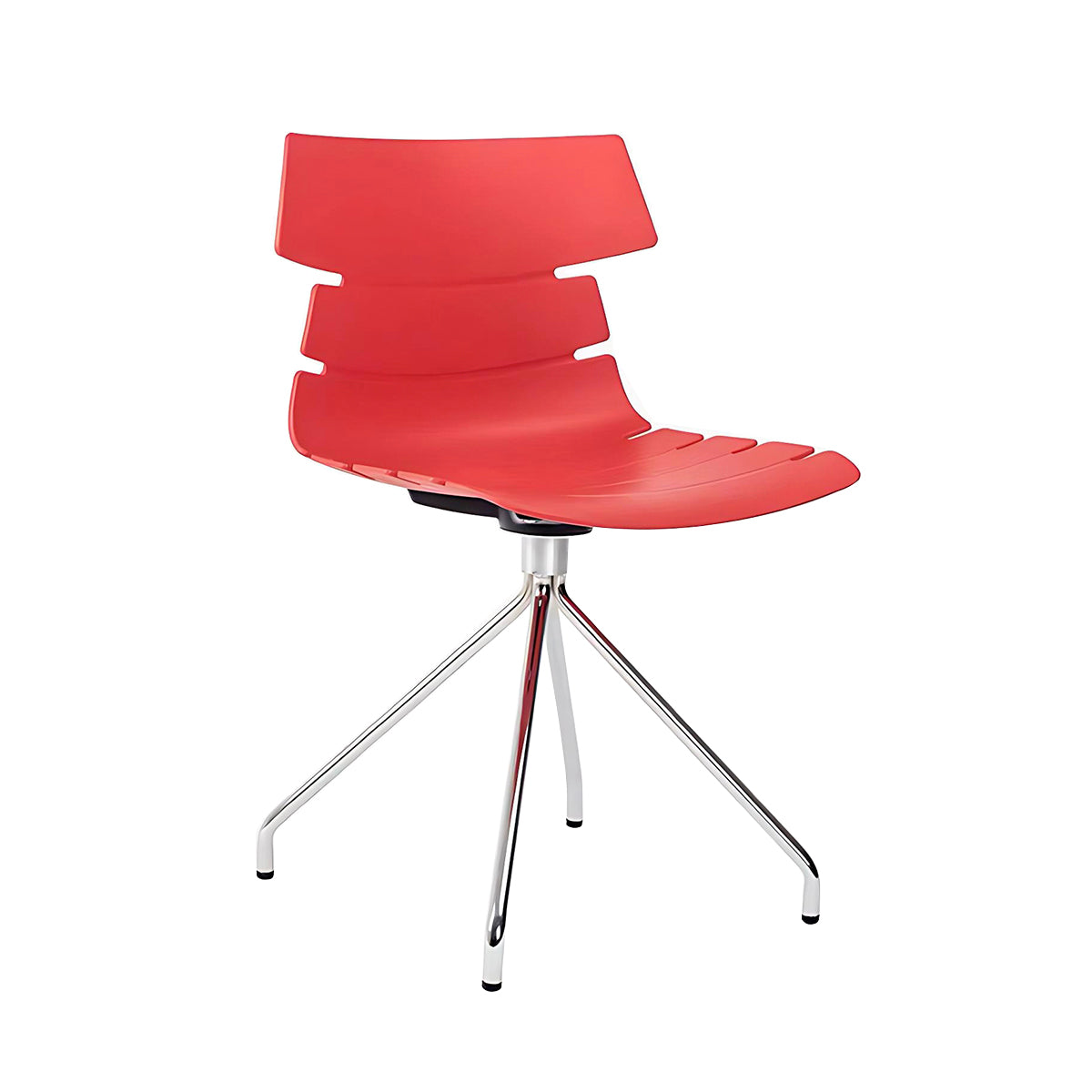 Minimalist Ergonomic Office Chair with Smooth-Rolling Casters & Supportive Backrest