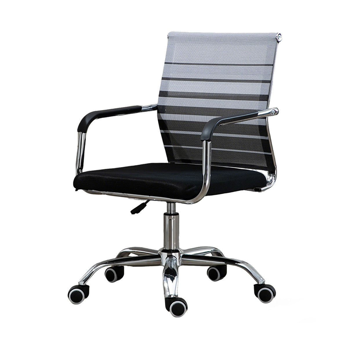 Breathable Mesh Office Chair with Adjustable Height, Reclining Function & Silent Casters