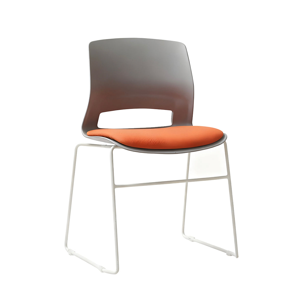 Minimalist Office Chair with Tear-Resistant Fabric and Steel Frame