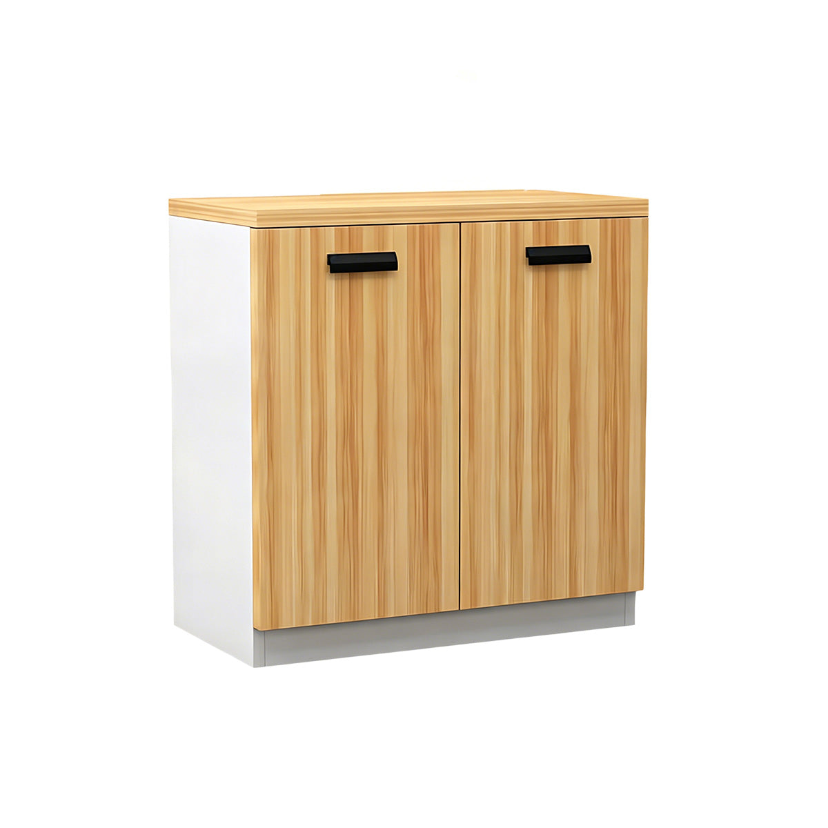 Minimalist Office Storage Cabinet with Printer Stand