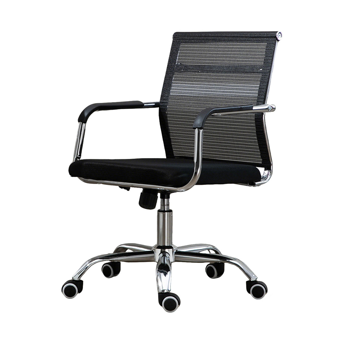 Breathable Mesh Office Chair with Adjustable Height, Reclining Function & Silent Casters