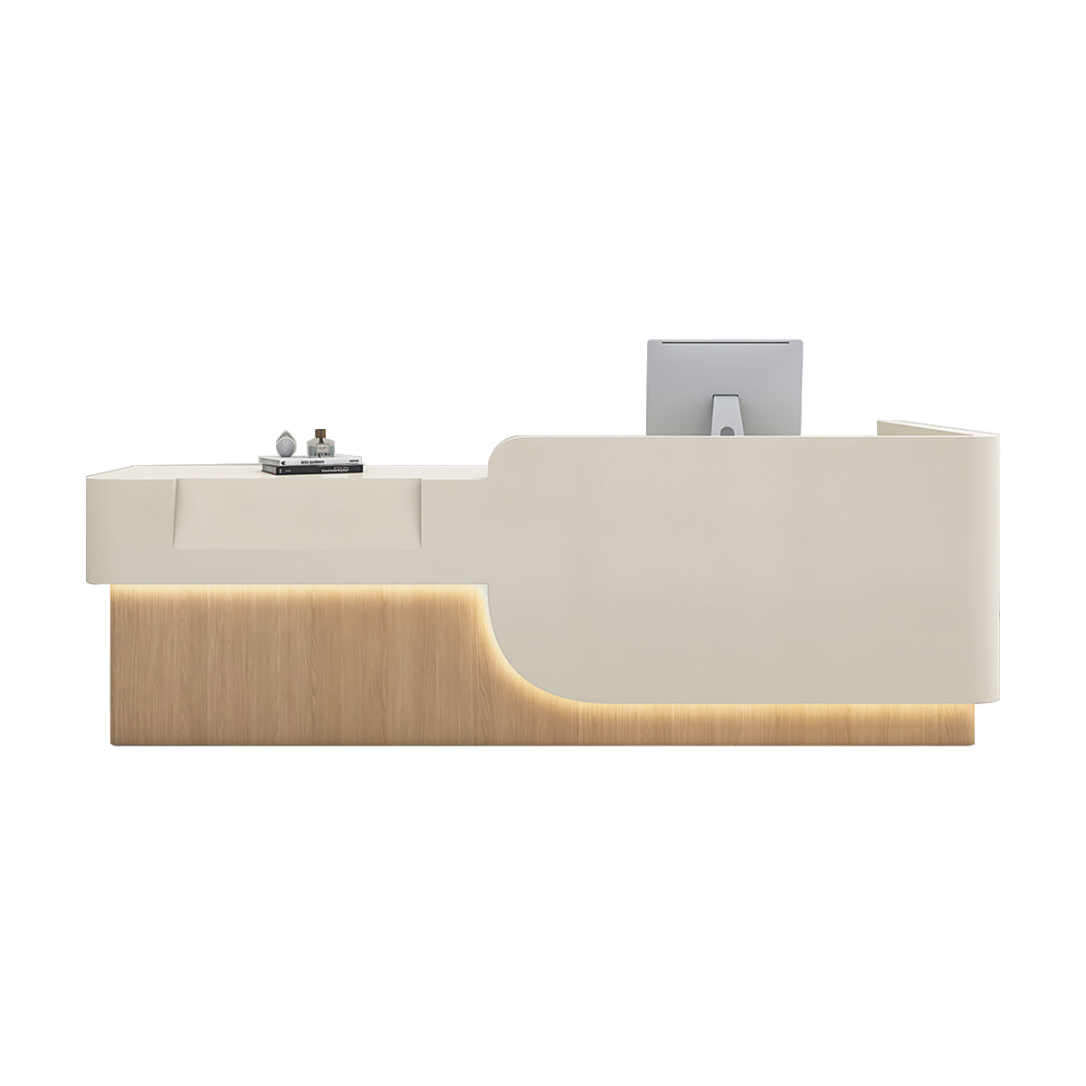 Modern Reception Desk Eco Friendly and Durable for Office
