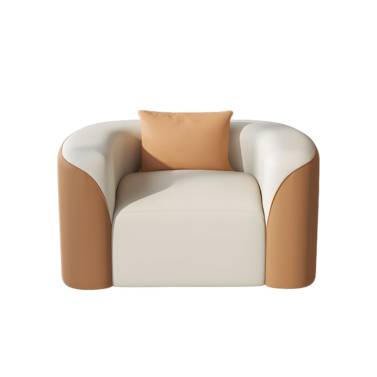 Modern Modular Sofa Two-Tone Cat Paw Leather Lounge Seating
