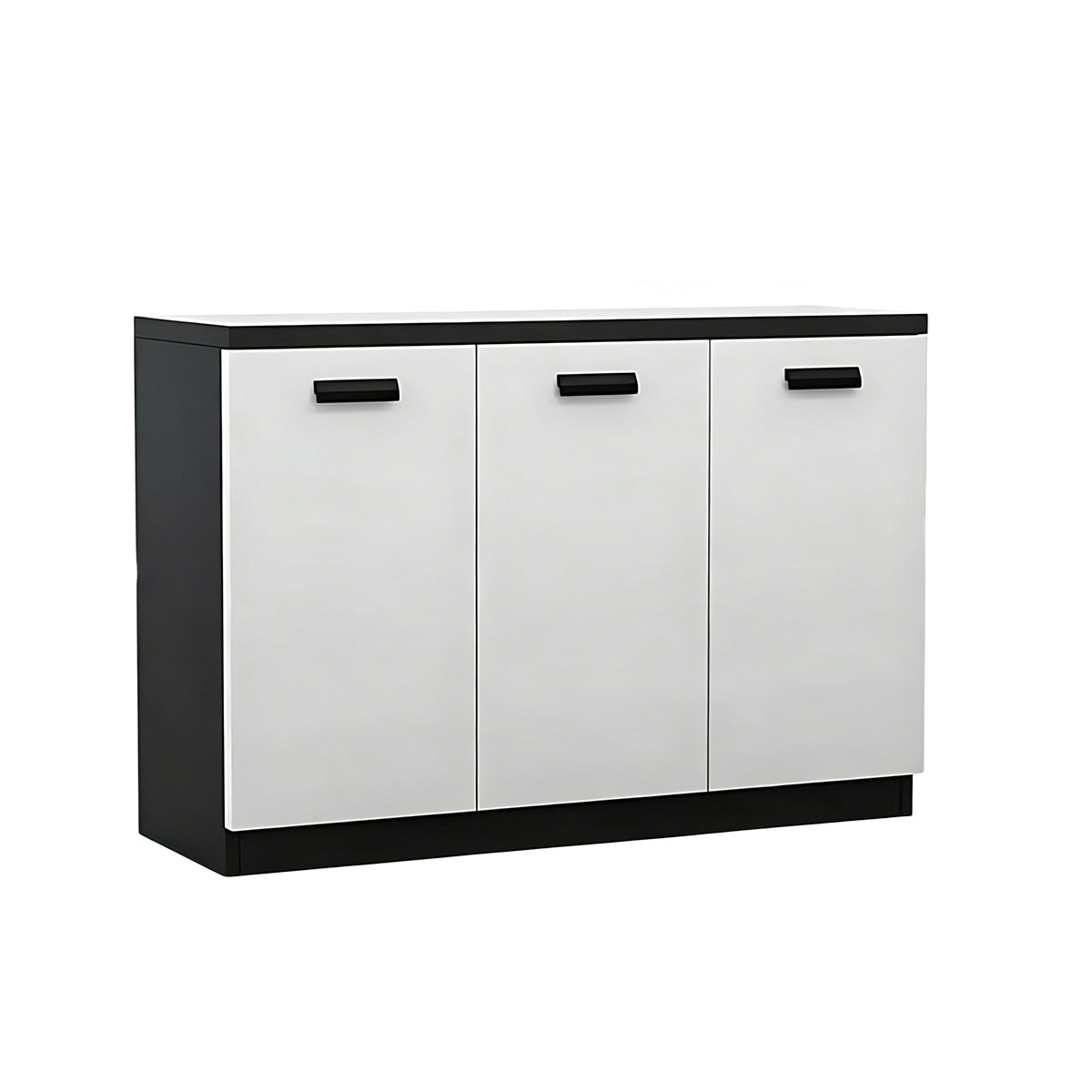 Minimalist Office Storage Cabinet with Printer Stand