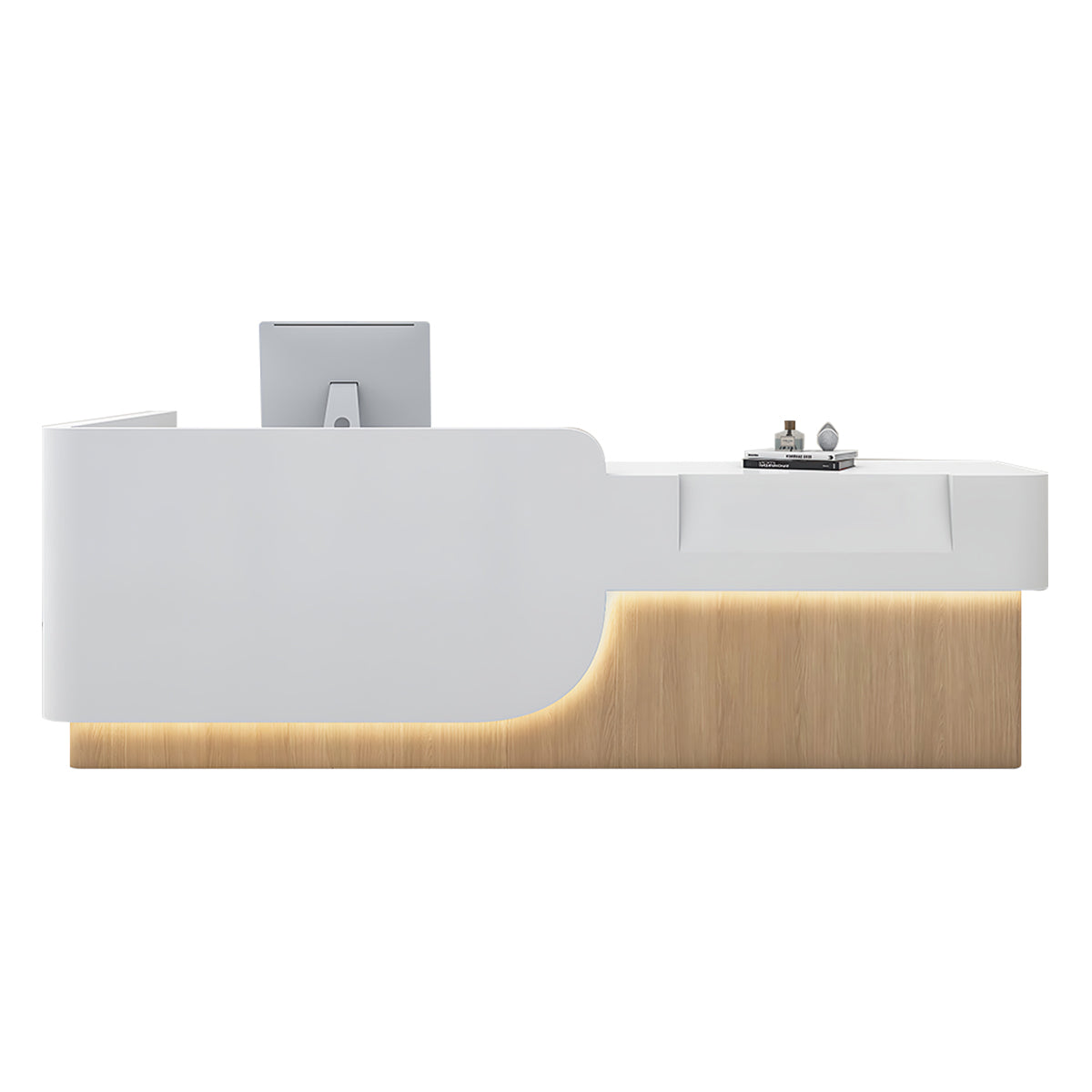 Modern Reception Desk Eco Friendly and Durable for Office
