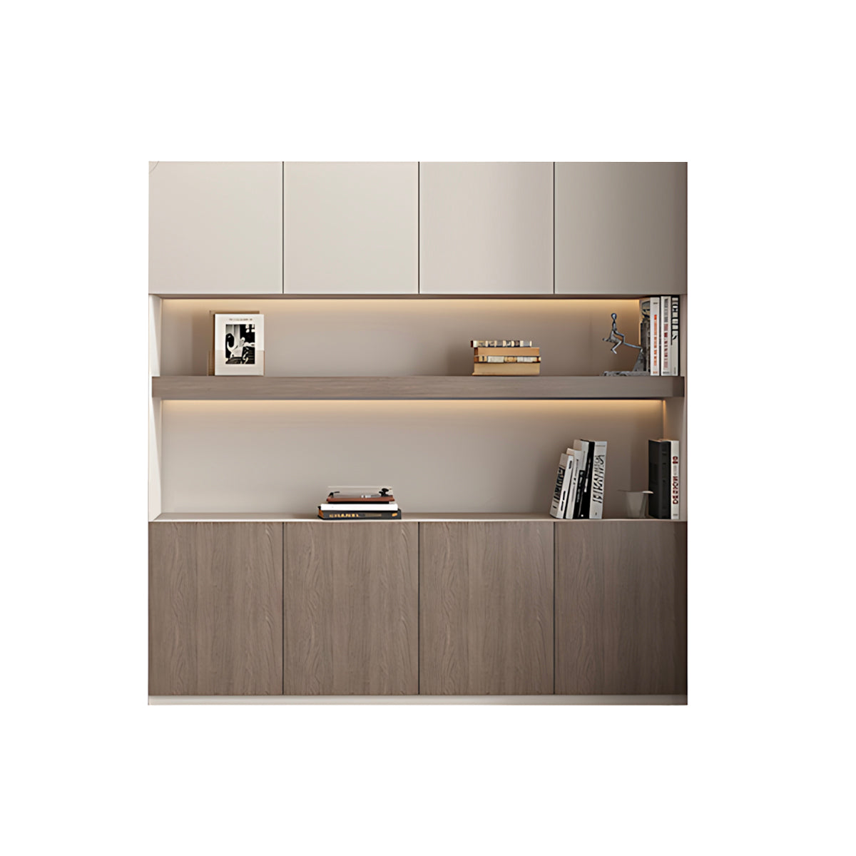 Premium Modern Storage Cabinet with Doors and Shelves for Office and Home
