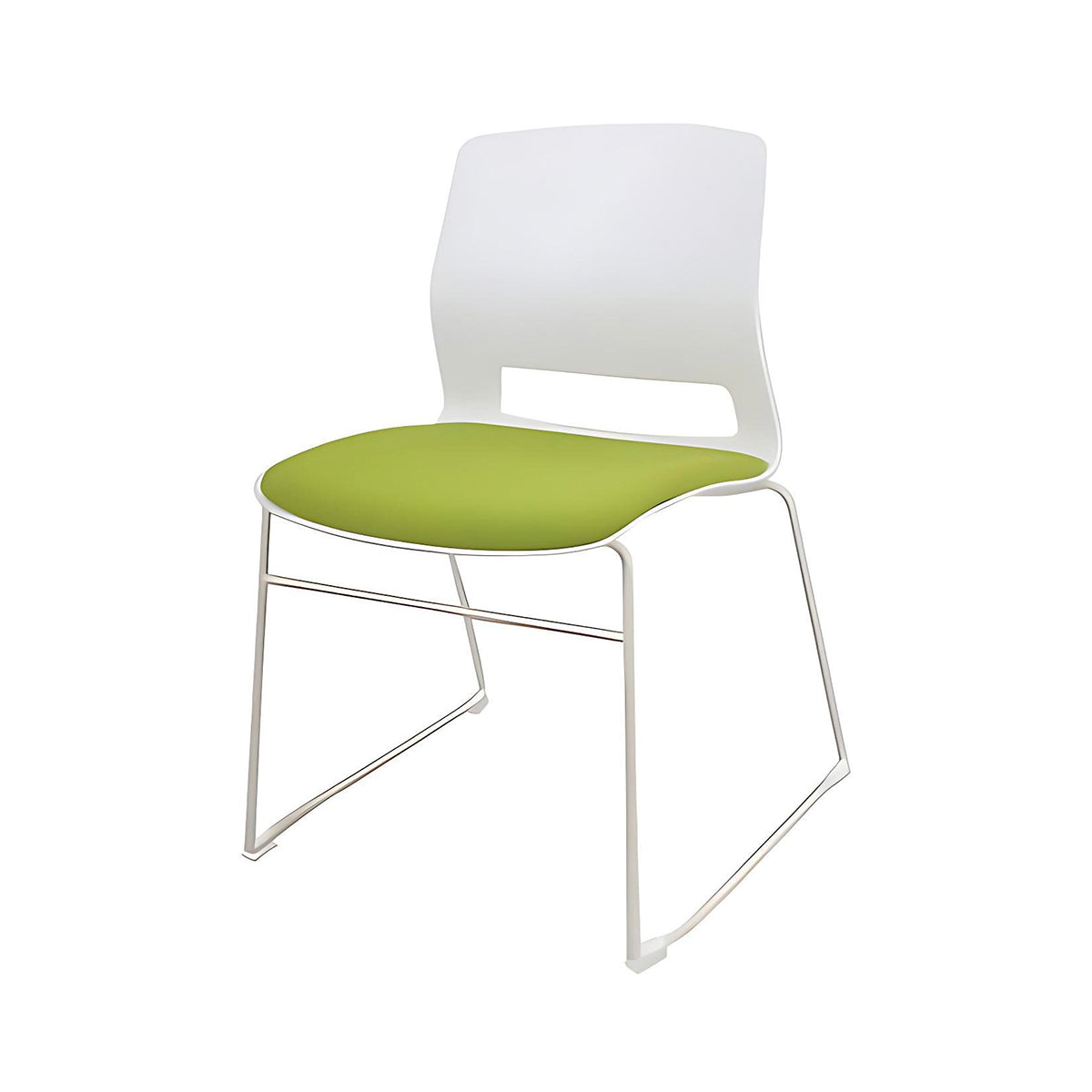 Minimalist Office Chair with Tear-Resistant Fabric and Steel Frame