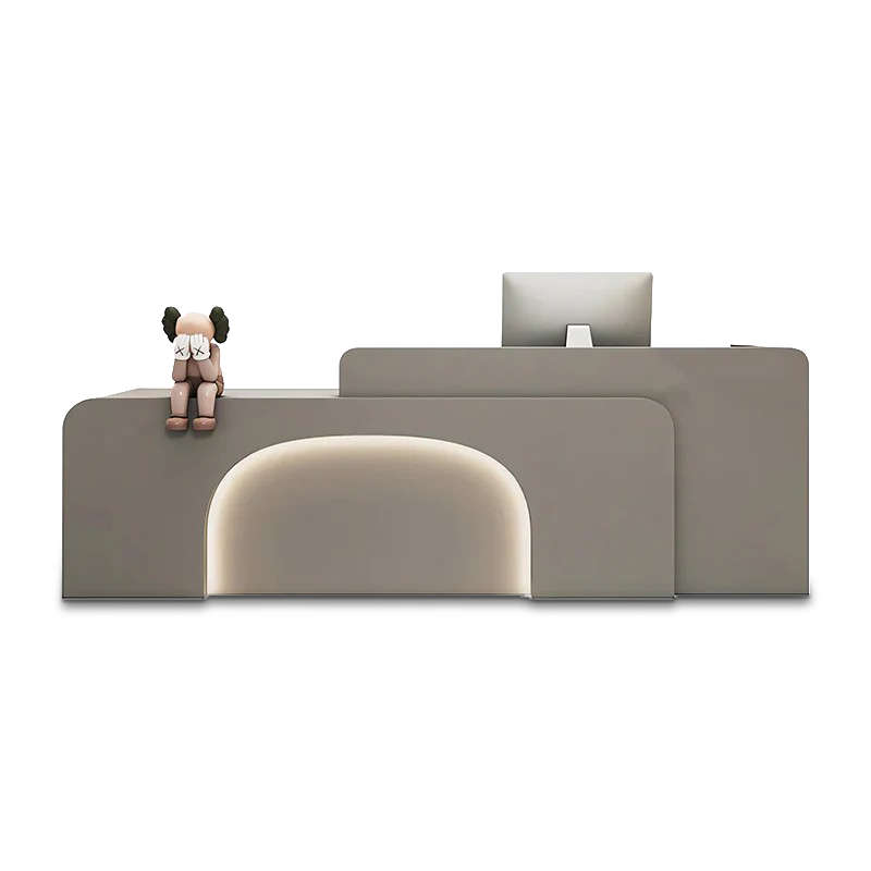 Minimalist Retail Reception Desk, Hotel Reception Desk (Doll not include)