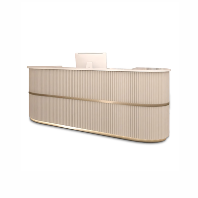 Clothing Store Women's Curved Reception Front Desk