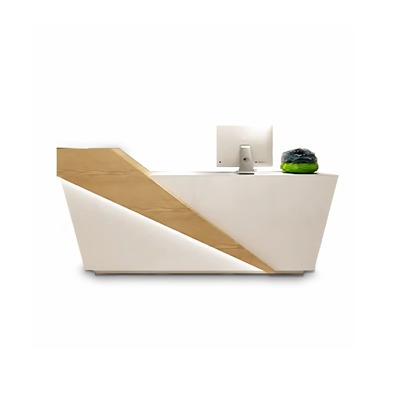 Sleek Beauty Modern Luxe Reception Desk for Salons and Boutiques