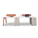 Modern Staff Office Seating Set with Screen Partitio,Multiple seating