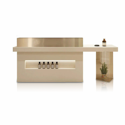 Modern Stylish Reception Cashier Counter with High Storage and Drawers