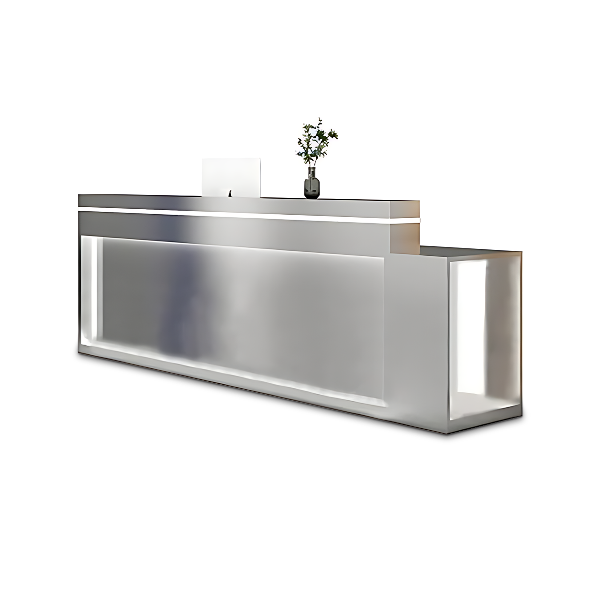 Simple Clothing Store Bar Table Modern Front Reception Counter