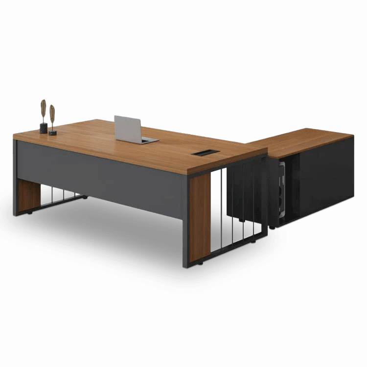 Minimalist Single Occupant Boss Desk