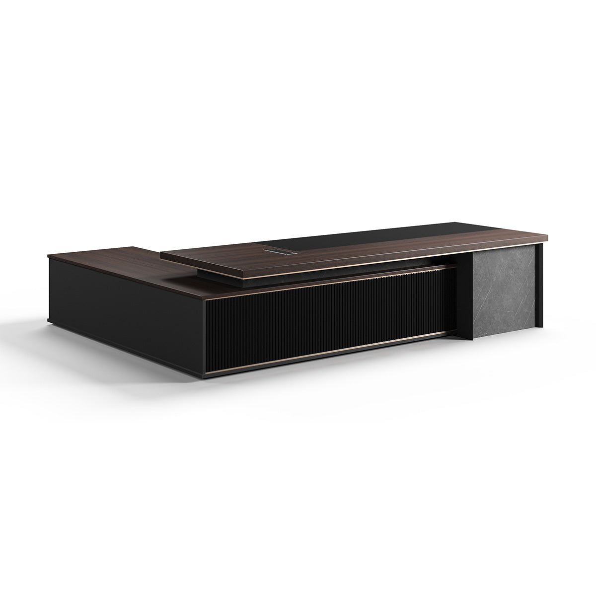 Luxurious Executive Desk with Thick Base