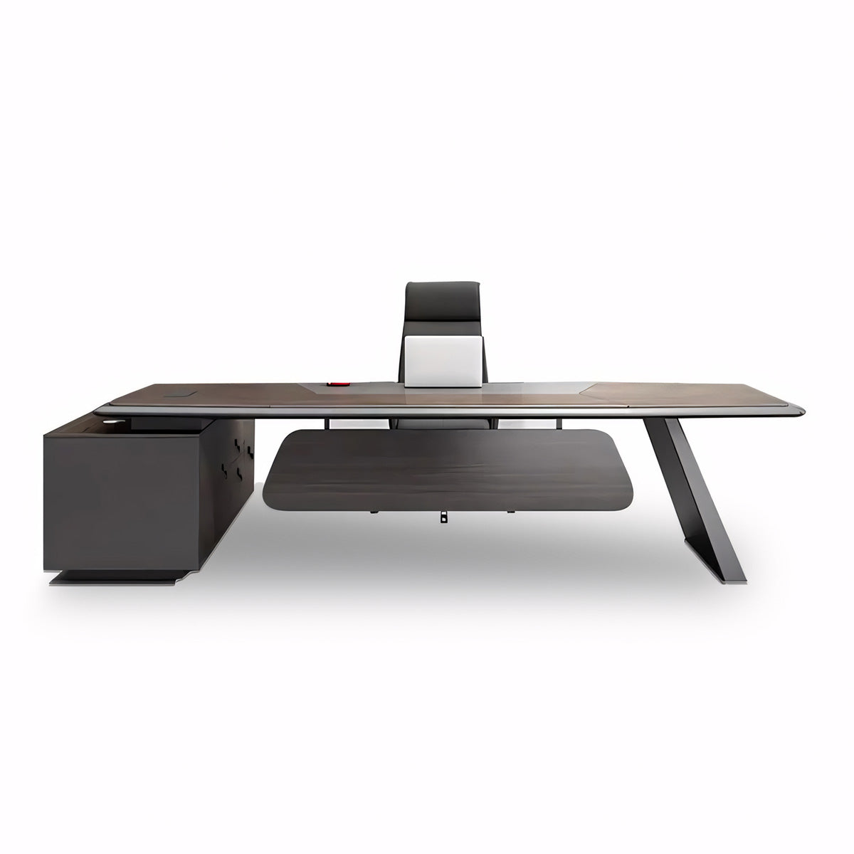 Lacquered Laminate Executive Desk Office Desk