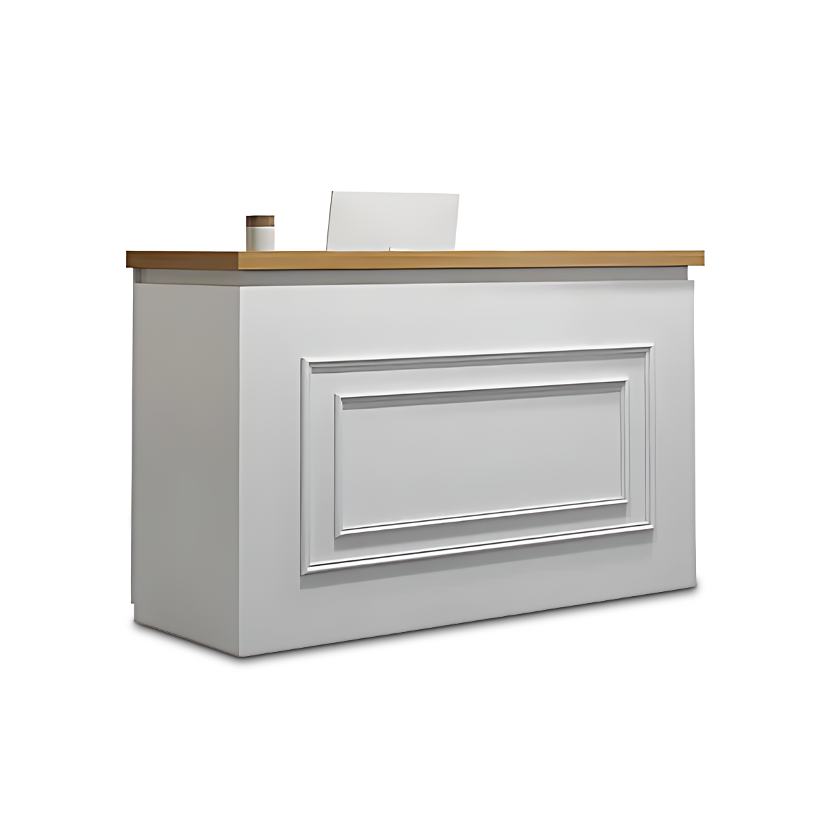 Scandinavian Minimalist Modern Small Reception Desk