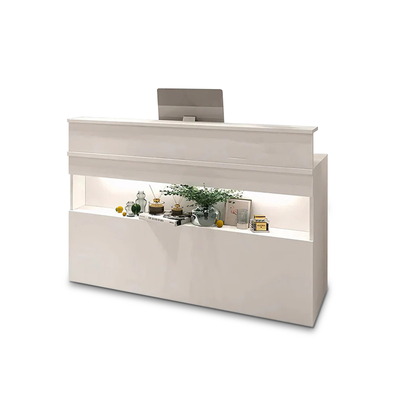 Simple modern small cash register front desk reception desk