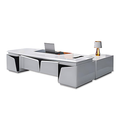 Innovative Lacquered Executive Desk Office Desk