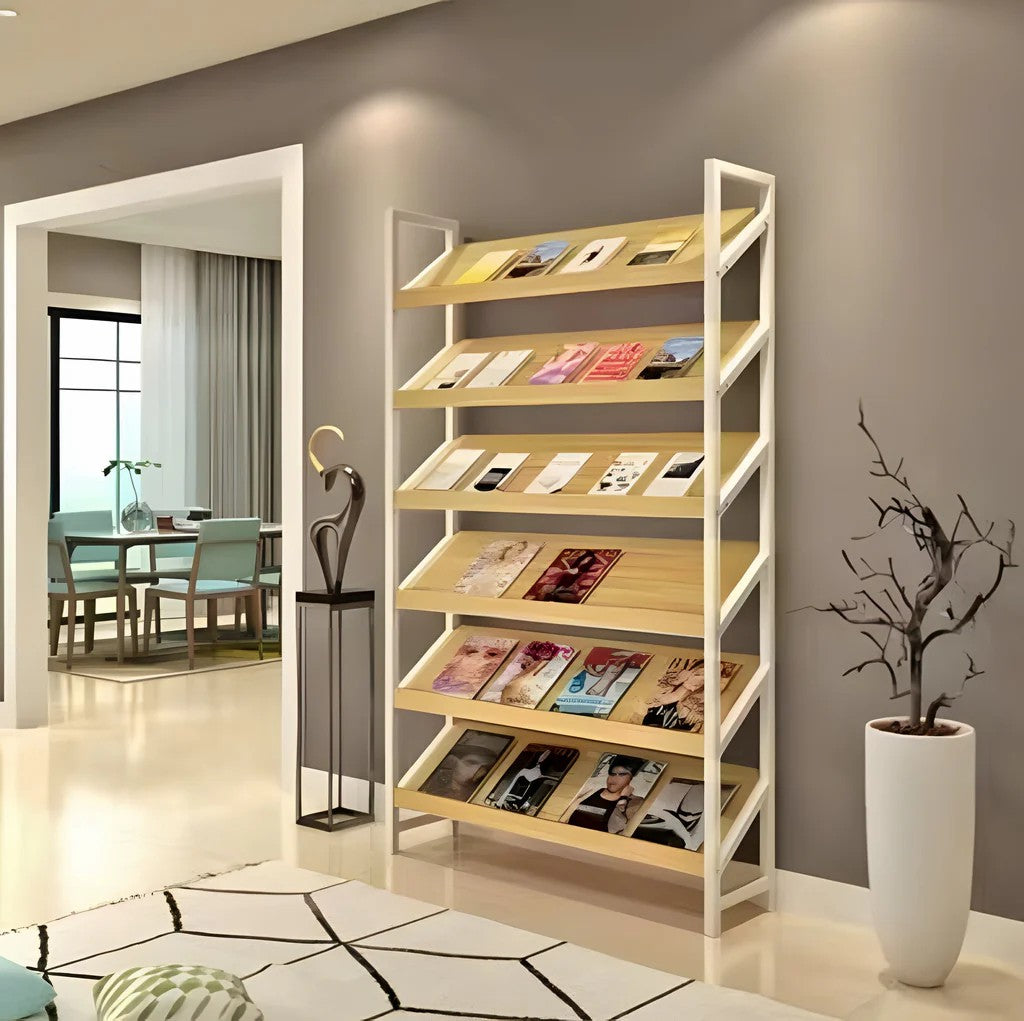 Freestanding Bookshelf Multilayer Tall Bookshelf Open Bookshelves and Bookcases