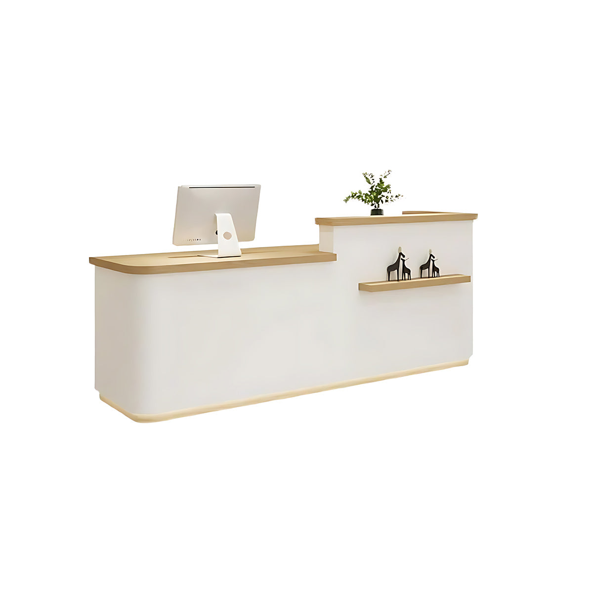 Simple Modern Small Bar Shop Small Corner Front Desk Table