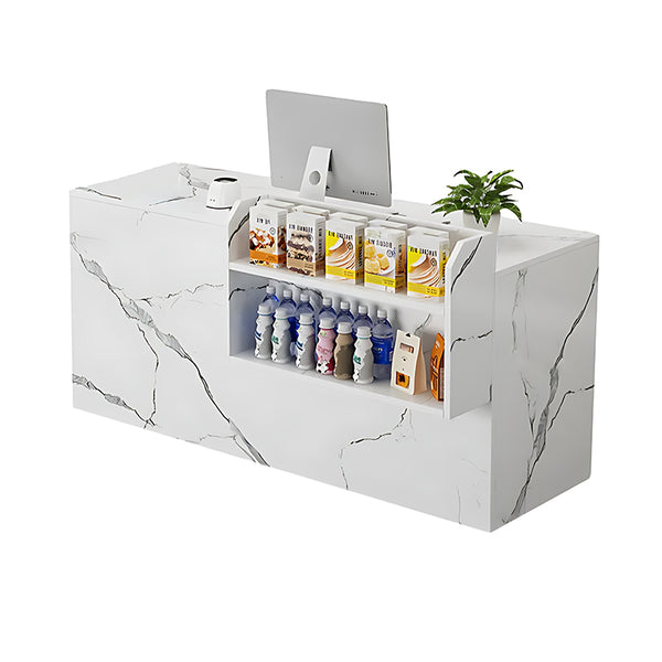 Compact and Simple Counter Cashier Front Desk Reception Desk – Anzhap