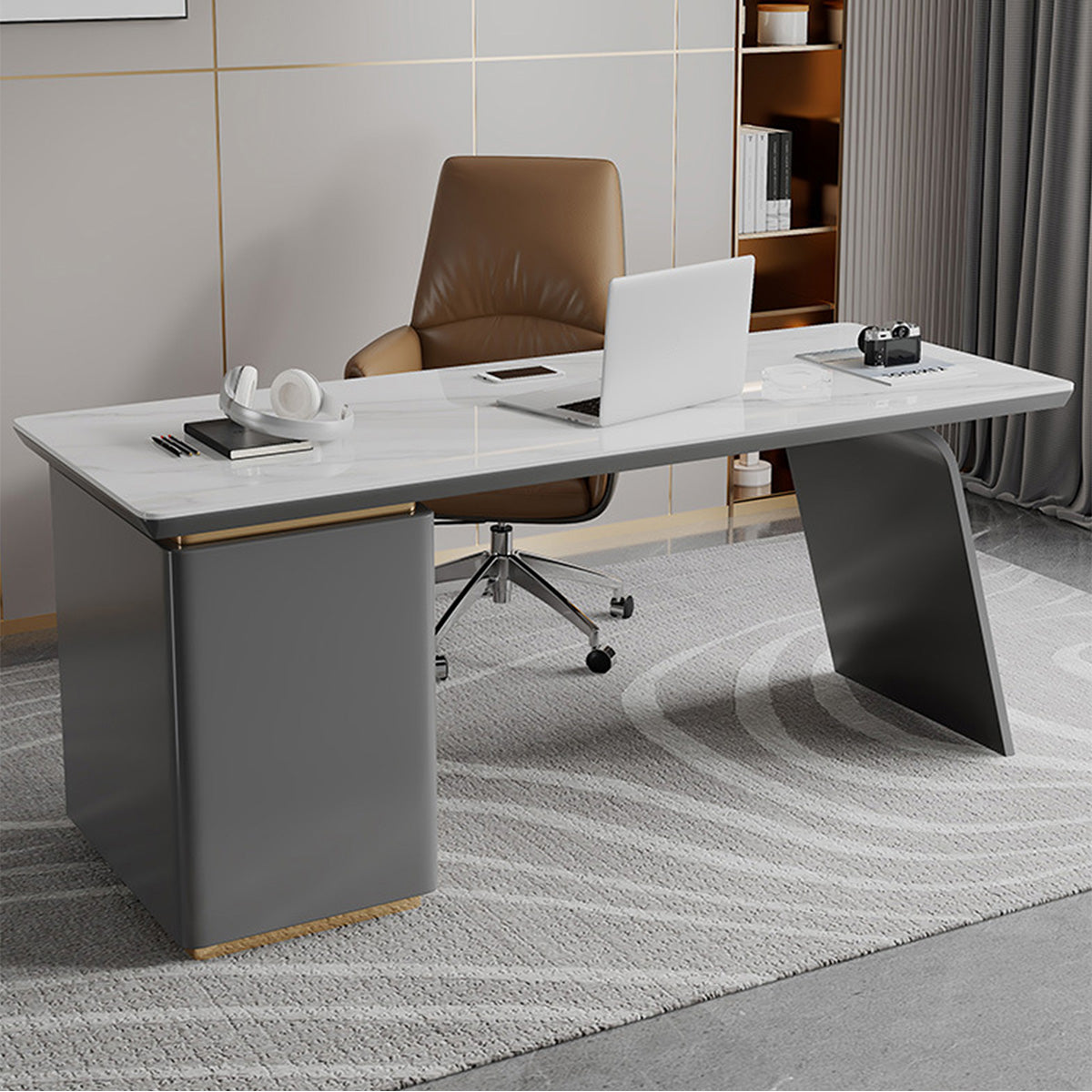 Minimalist Modern High-Quality Office Desk with Unique Leg Design