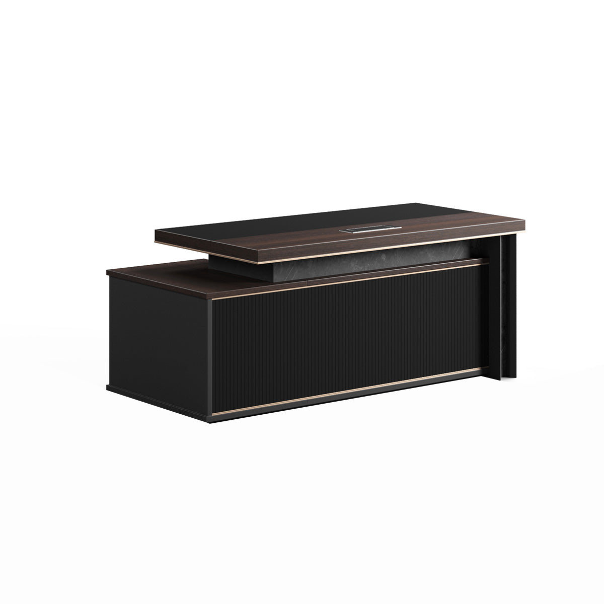 Luxurious Executive Desk with Thick Base