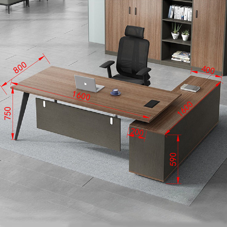 Panel Steel-Wood Manager Desk Executive Computer Table