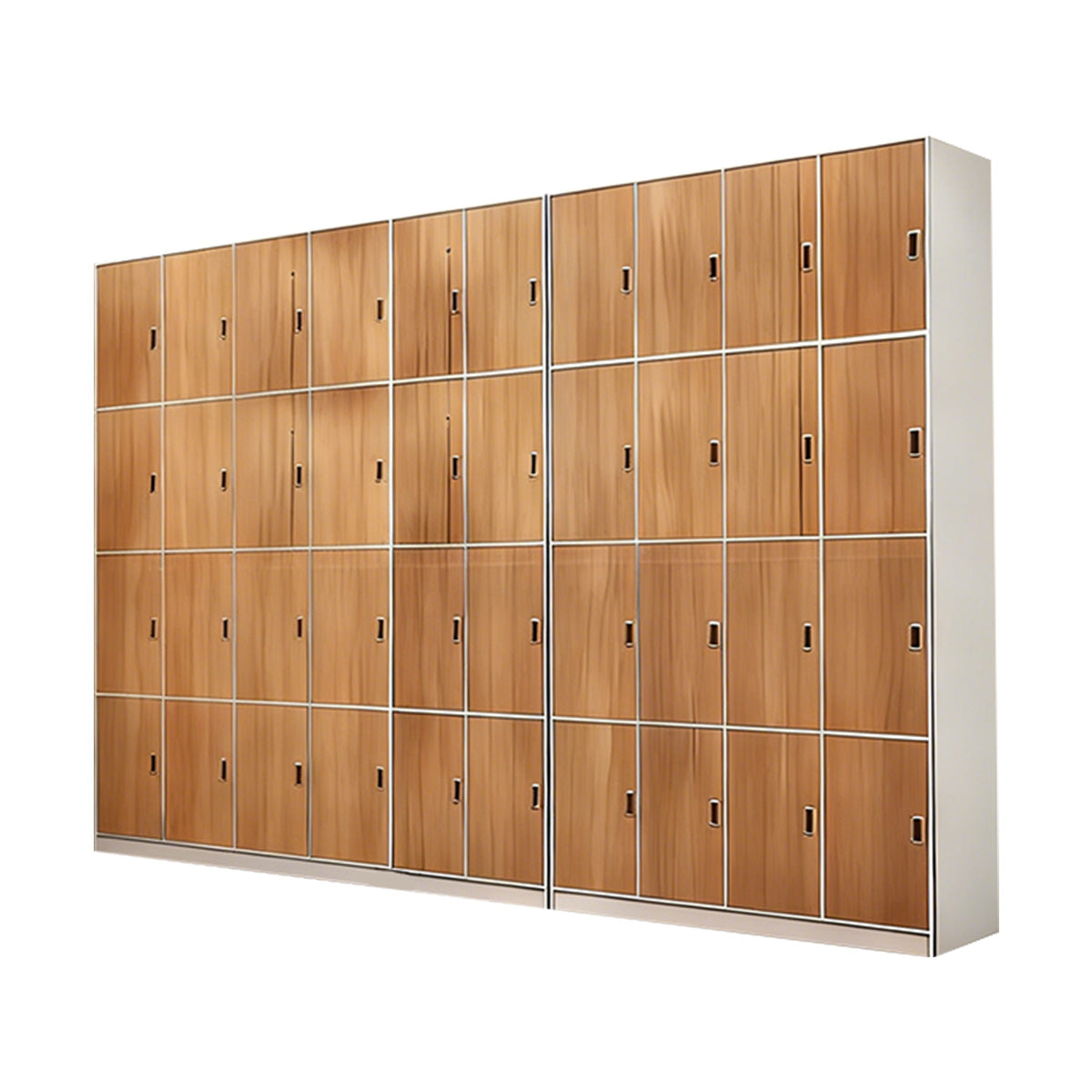 Bathroom Gym Wooden Locking Locker