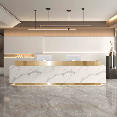 Lobby Reception Desk with Lockable Storage（Sale Event）
