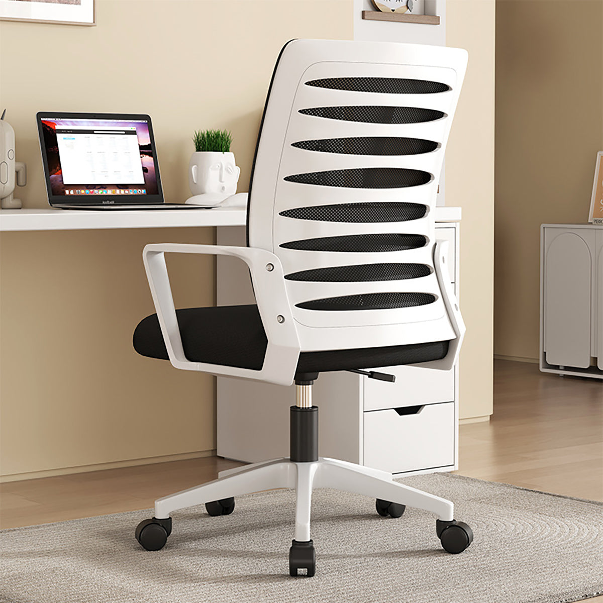 Comfortable Office Computer Chair with Adjustable Height for Work Zimasya