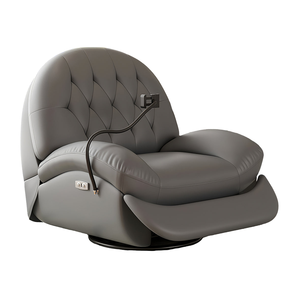 Multi-Functional Semi-Circular Backrest Recliner Sofa with Phone Holder