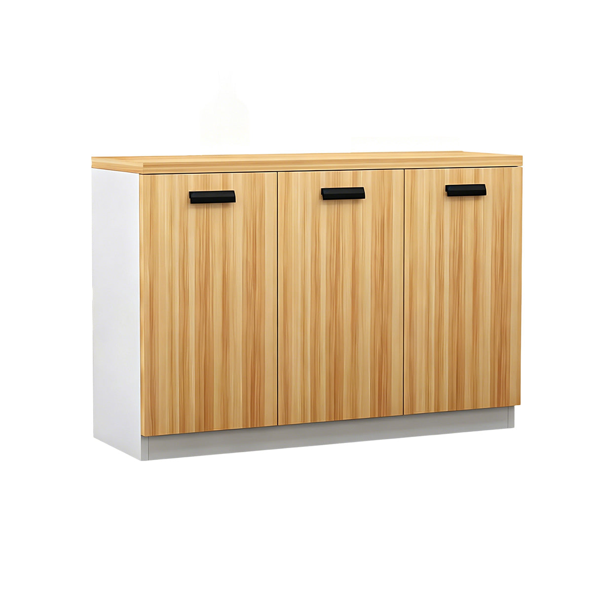 Minimalist Office Storage Cabinet with Printer Stand