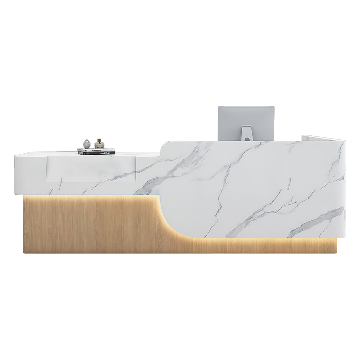 Modern Reception Desk Eco Friendly and Durable for Office