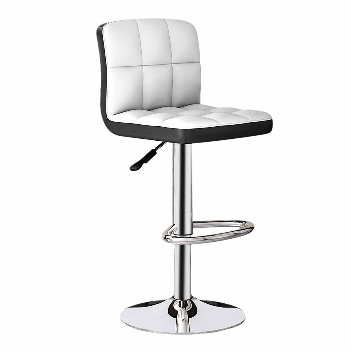 Adjustable Bar Stool with Backrest & Swivel for Commercial and Home