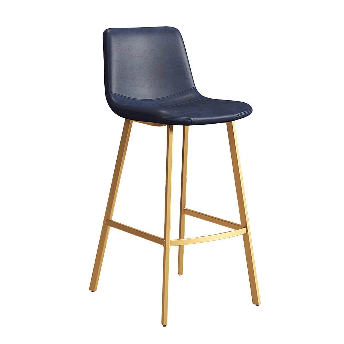 Luxury Iron Bar Stool with Backrest for Cafes and Home