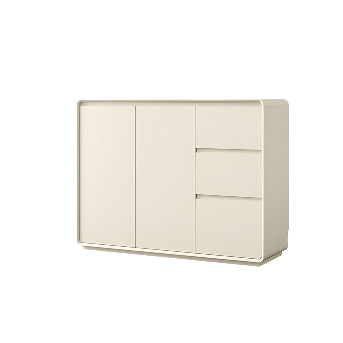 Minimalist Classic Sideboard with Handle Free Drawers Adjustable Shelves