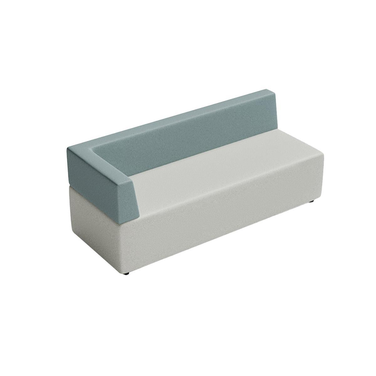 Timeless Stylish Sectional Sofa Featuring Two-Tone Color Blocking