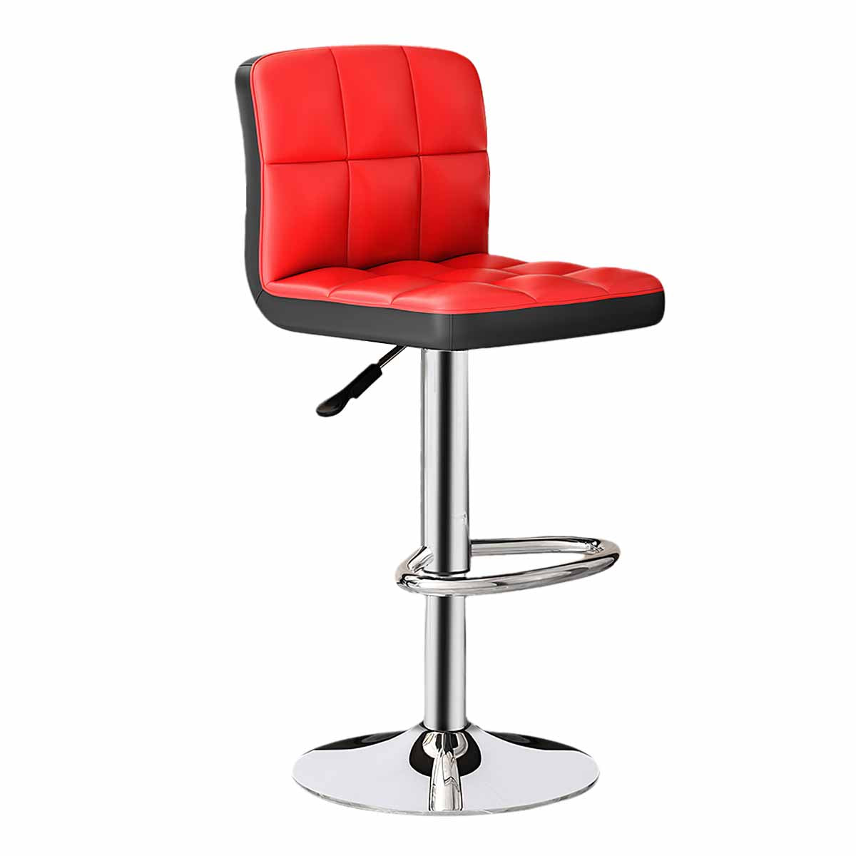Adjustable Bar Stool with Backrest & Swivel for Commercial and Home